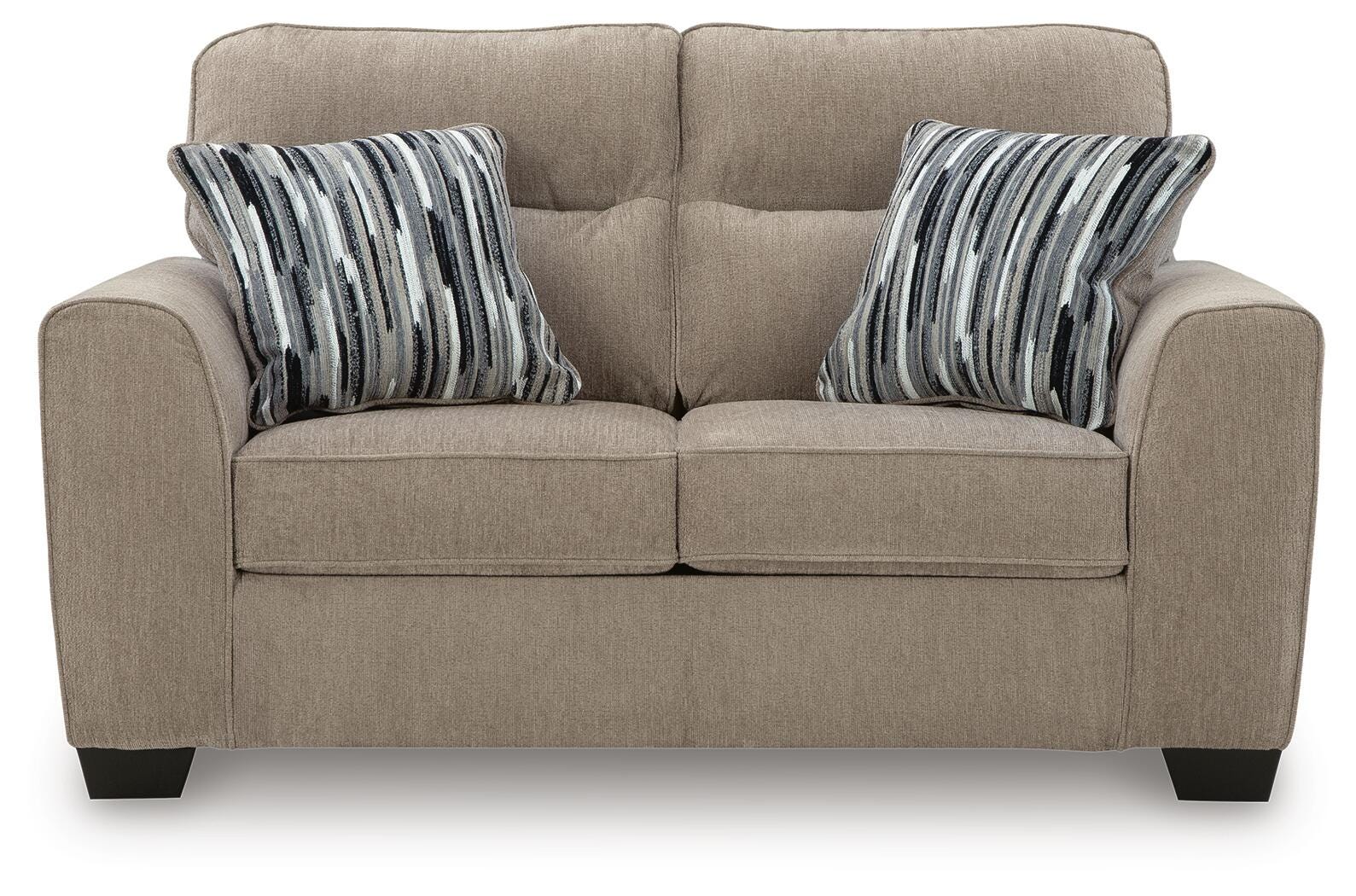 Olten Loveseat - Light Brown (1)