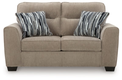 Olten Loveseat - Light Brown - Light Brown