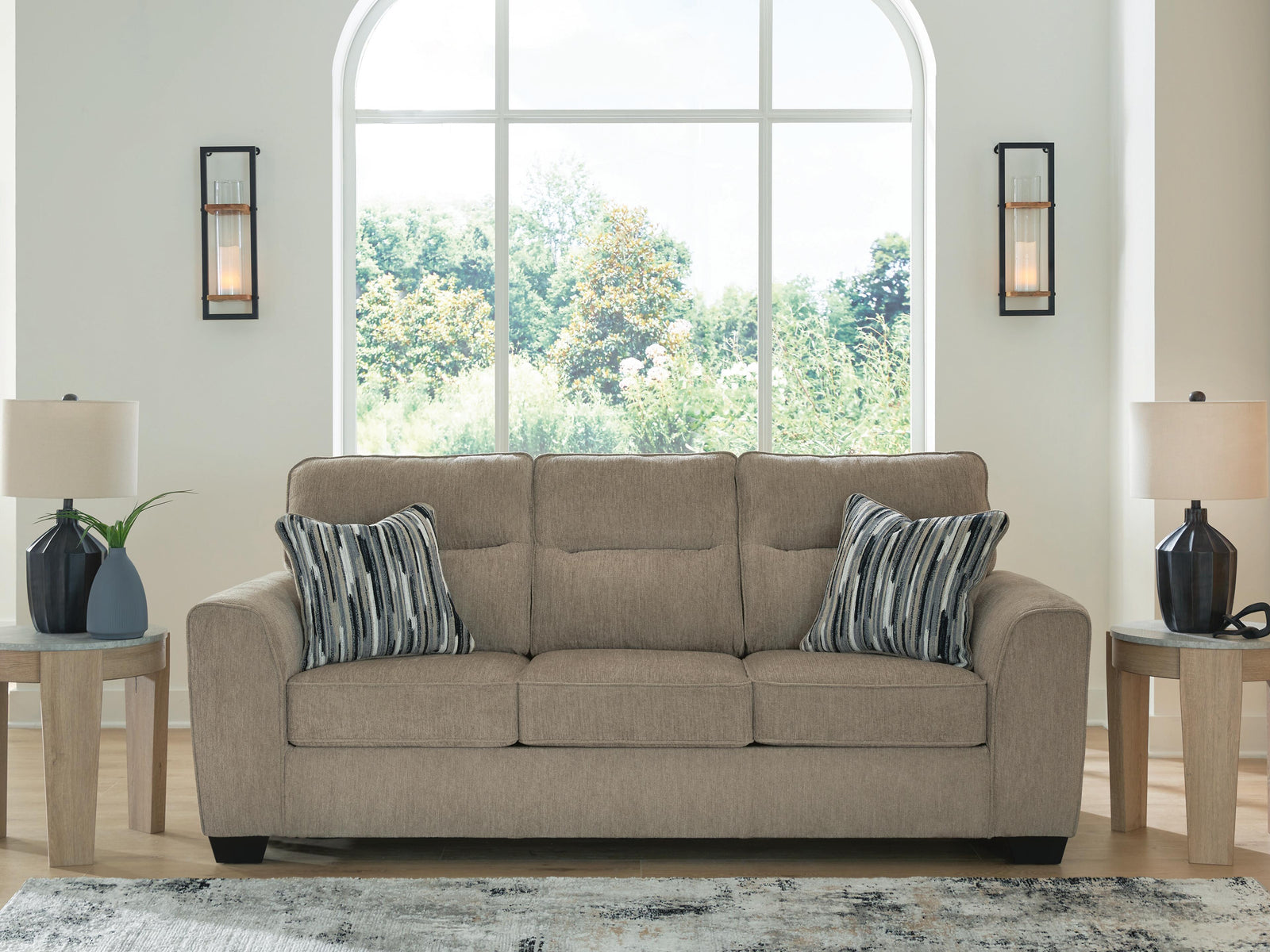 Olten Sofa - Light Brown (2)
