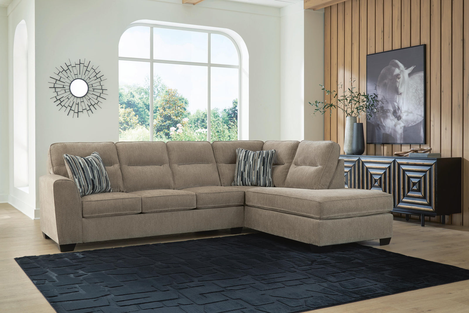 Olten 2-Piece Sectional with Chaise - Mocha (2)