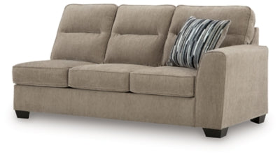 Olten Right-Arm Facing Sofa - Light Brown