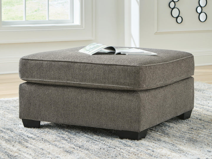 Olten Oversized Accent Ottoman - Dark Gray (2)