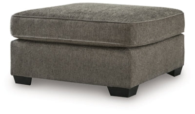 Olten Oversized Accent Ottoman - Dark Gray - Dark Gray