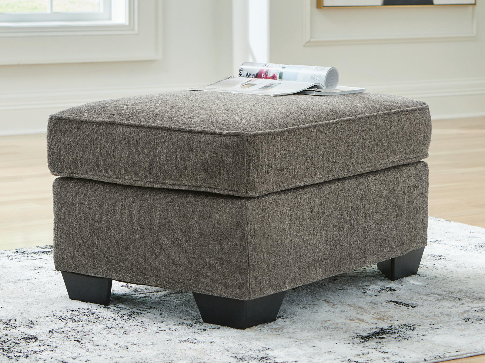 Olten Ottoman - Dark Gray (2)