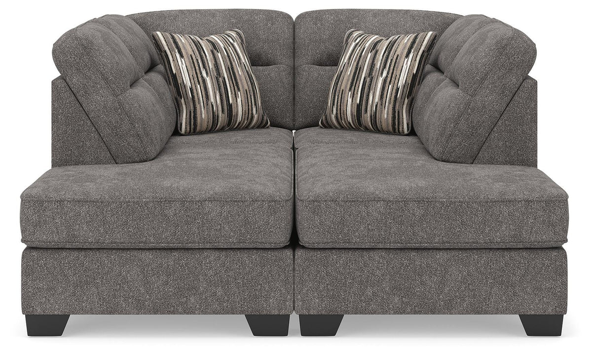 Olten 2-Piece Super Chaise - Graphite (2)