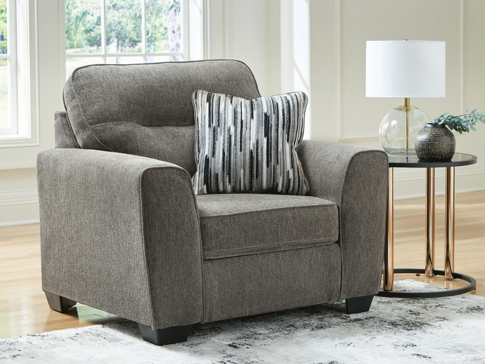 Olten Oversized Chair - Dark Gray (2)