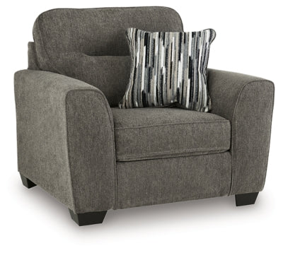 Olten Oversized Chair - Dark Gray - Dark Gray