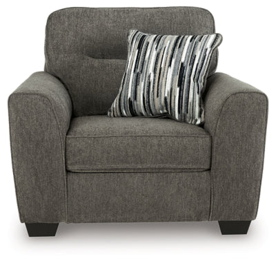 Olten Oversized Chair - Dark Gray