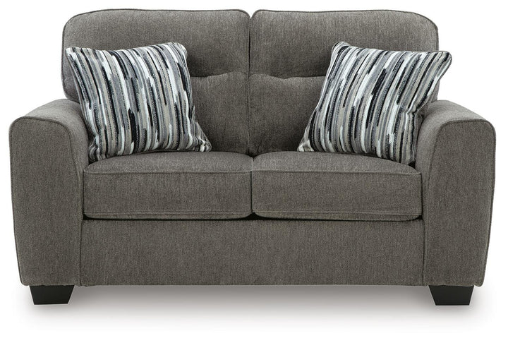Olten Loveseat - Dark Gray (3)