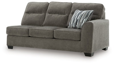 Olten Right-Arm Facing Sofa - Dark Gray