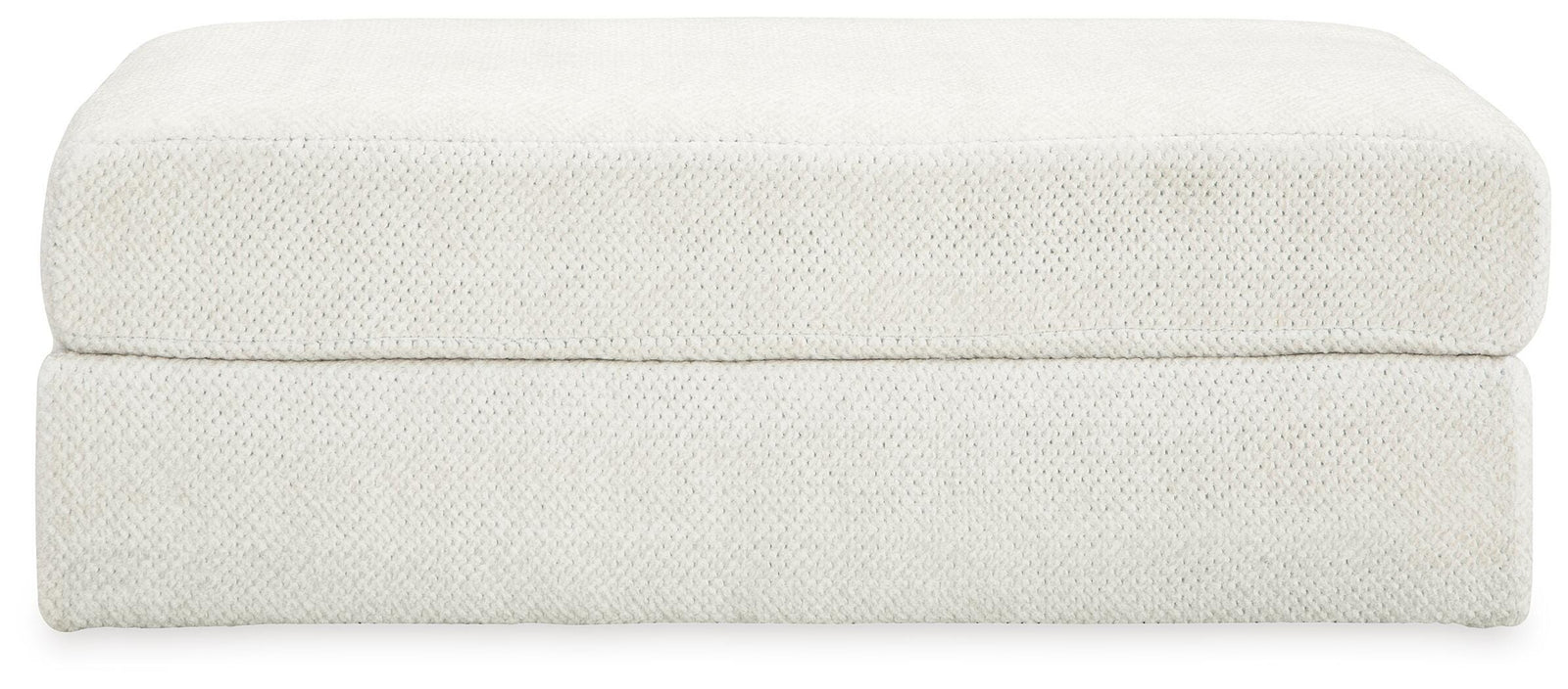 Karinne Oversized Accent Ottoman - White (2)