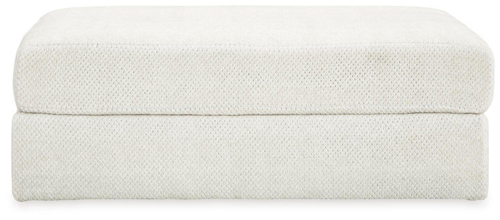 Karinne Oversized Accent Ottoman - White (2)