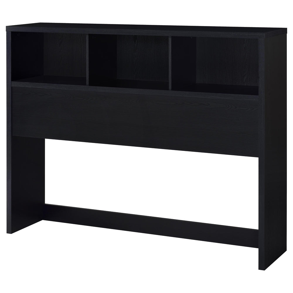 Westpark - Queen Bookcase Headboard - Black