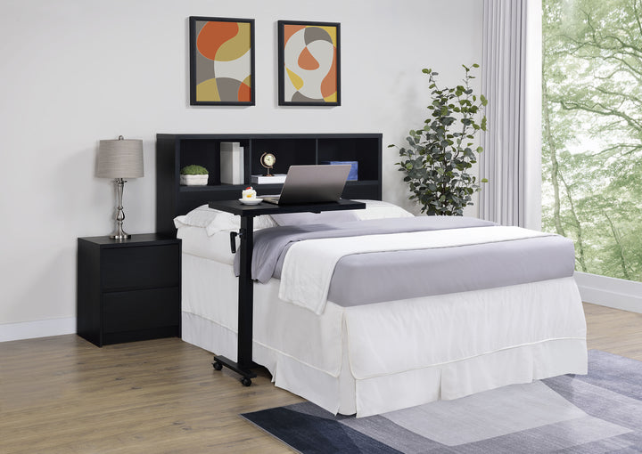 Westpark - Queen Bookcase Headboard - Black