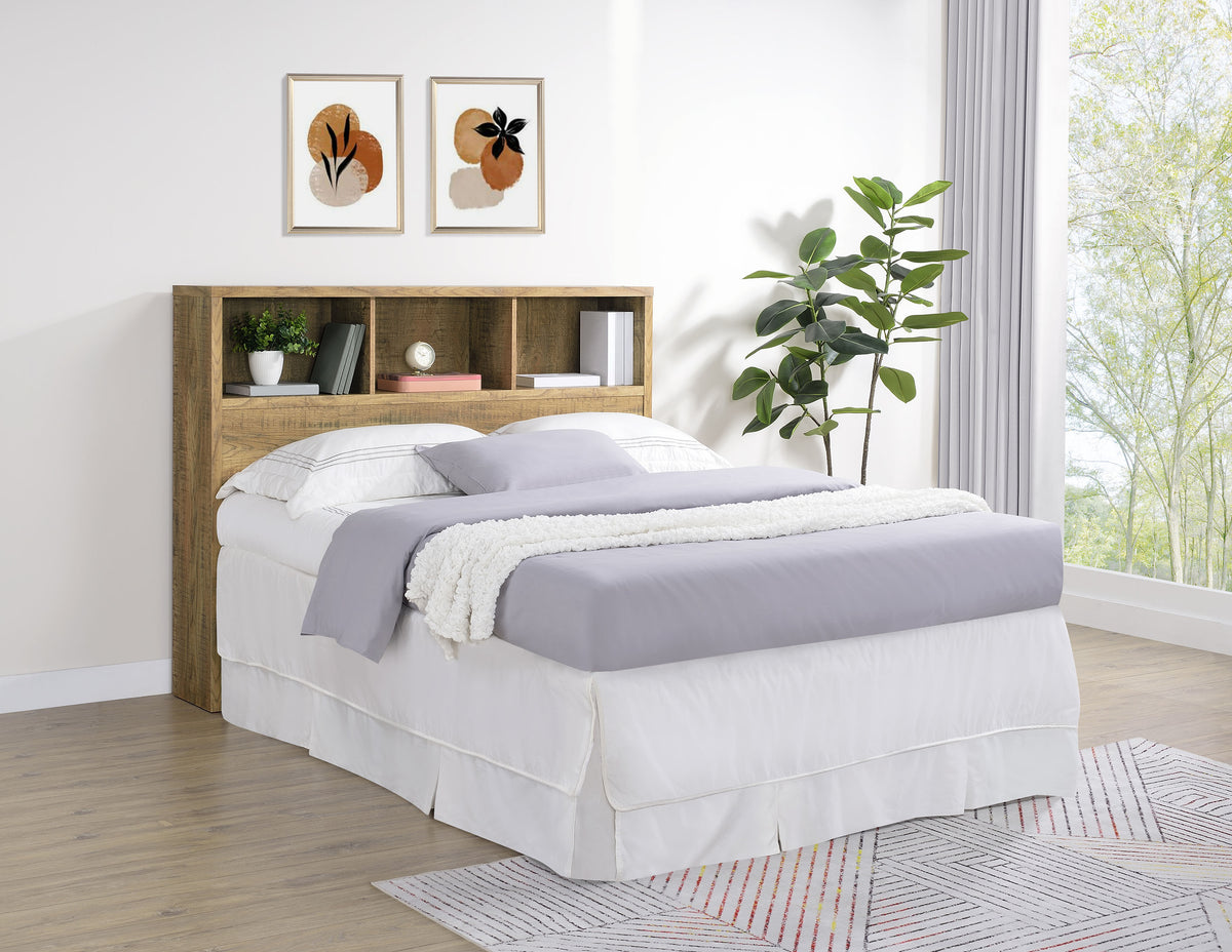 Westpark - Queen Bookcase Headboard - Mango