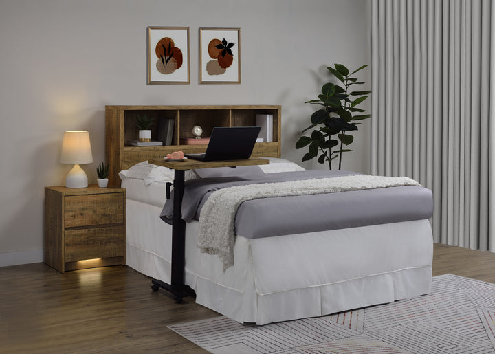 Westpark - Queen Bookcase Headboard - Mango