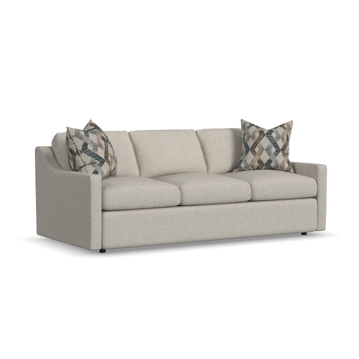 Flexsteel 5510-31 Sky  Upholstered Sofa  Light Gray