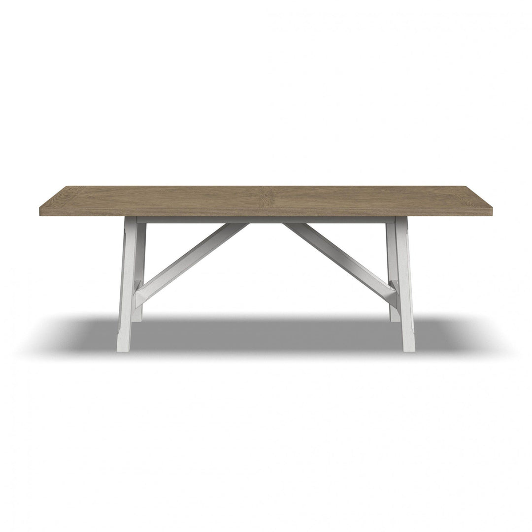 flexsteel-w1072-831-melody-rectangular-dining-table-white