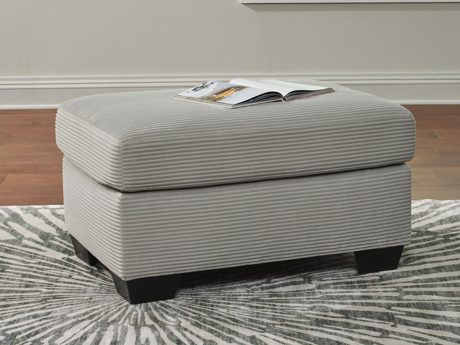 Greenbriar Ottoman - Gray (2)