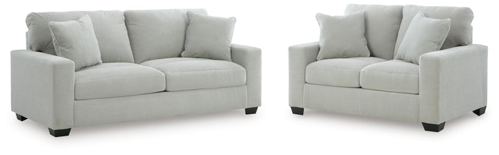 Greenbriar Sofa and Loveseat - Smoke (1)