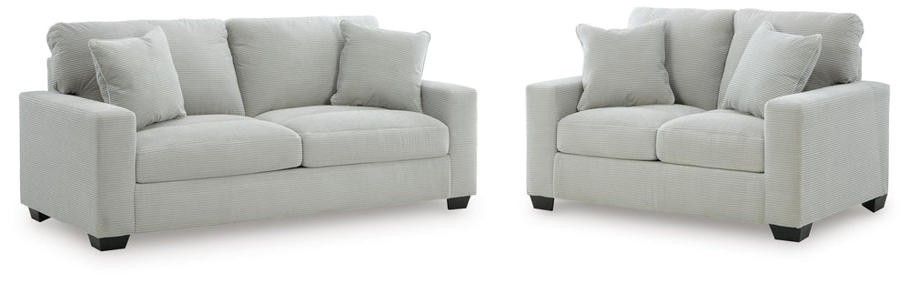 Greenbriar Sofa and Loveseat - Smoke (1)