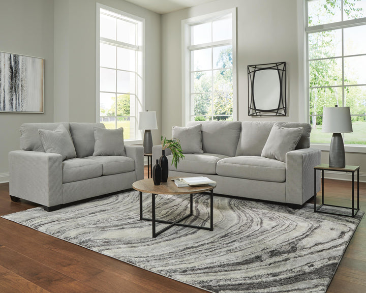 Greenbriar Sofa and Loveseat - Smoke (3)