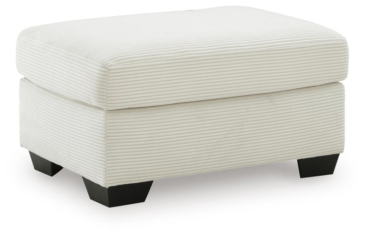 Greenbriar Ottoman - White (1)