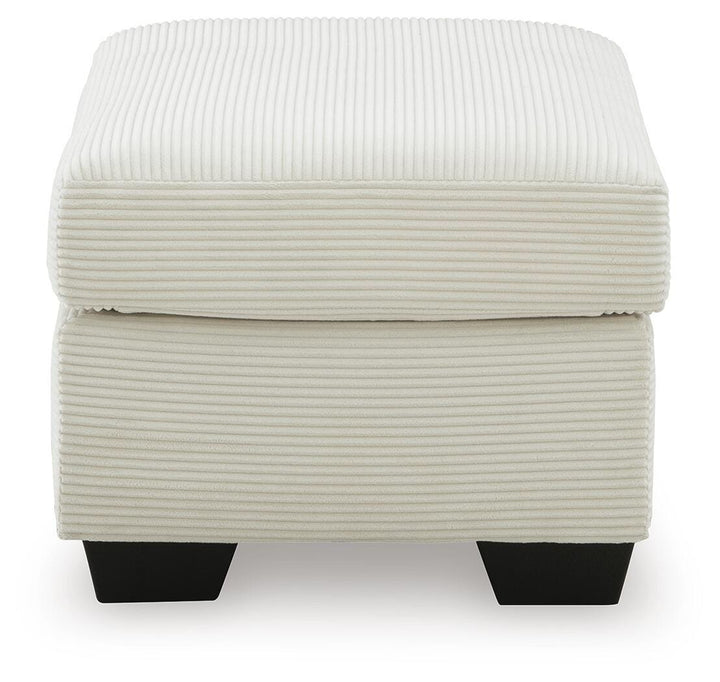 Greenbriar Ottoman - White (4)