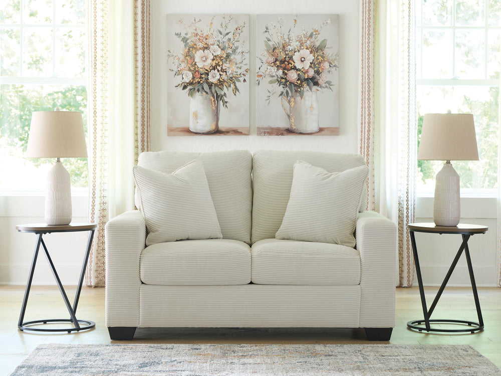Greenbriar Loveseat - White (2)