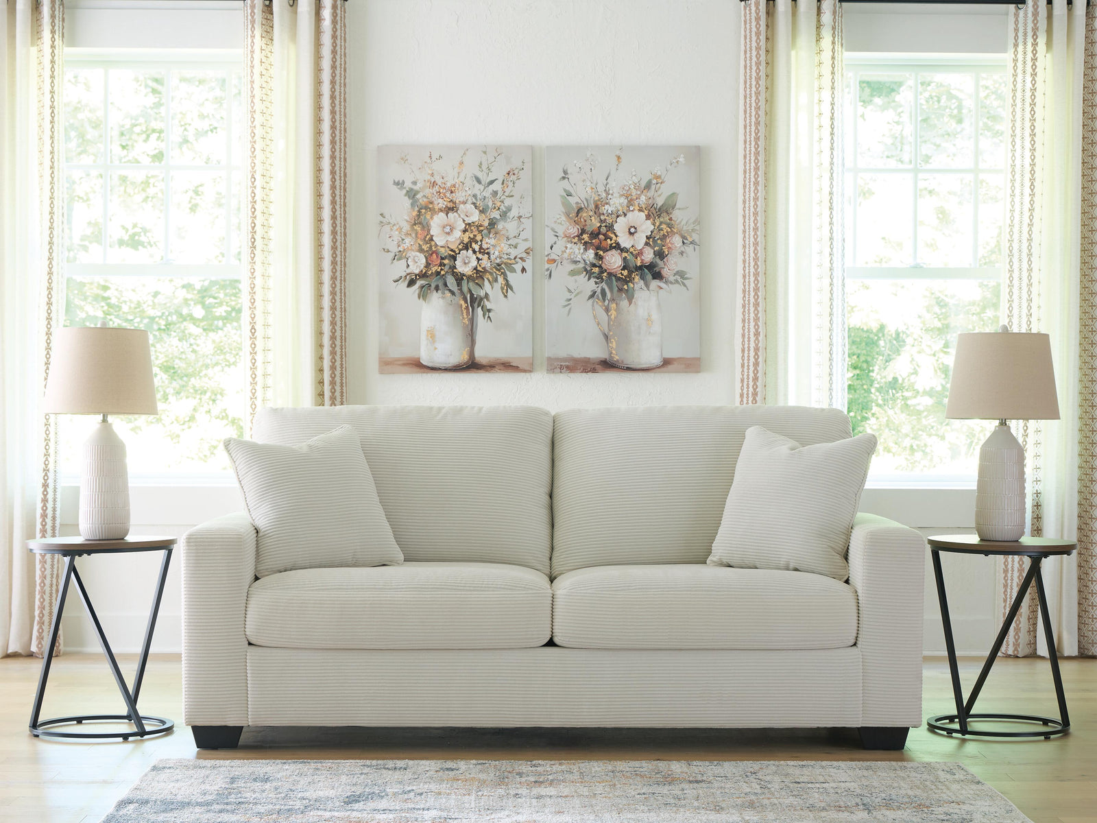 Greenbriar Sofa - White (2)