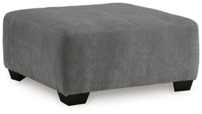 Birkdale Court Oversized Accent Ottoman - Gray - Gray