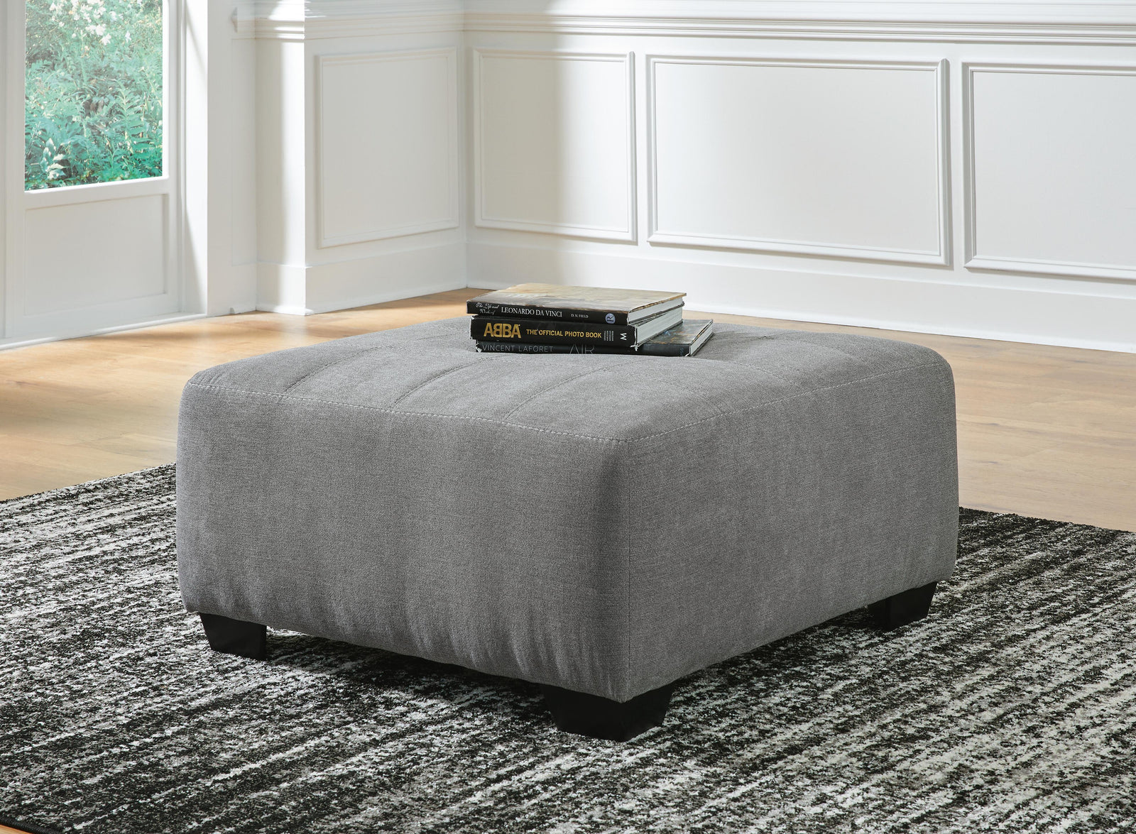 Birkdale Court Oversized Accent Ottoman - Gray (2)
