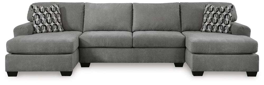 Birkdale Court 3-Piece Sectional - Dark Gray (1)