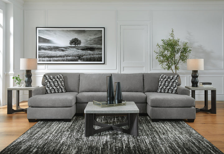 Birkdale Court 3-Piece Sectional - Dark Gray (3)