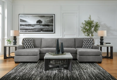 Birkdale Court 3-Piece Sectional - Dark Gray