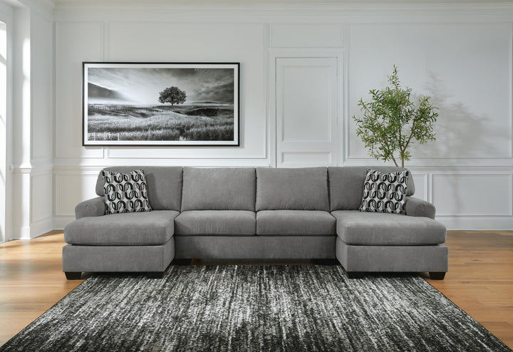 Birkdale Court 3-Piece Sectional - Dark Gray (2)