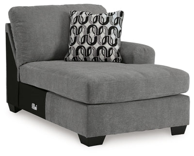Birkdale Court Right-Arm Facing Corner Chaise - Gray - Gray