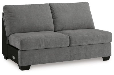 Birkdale Court Armless Loveseat - Gray - Gray