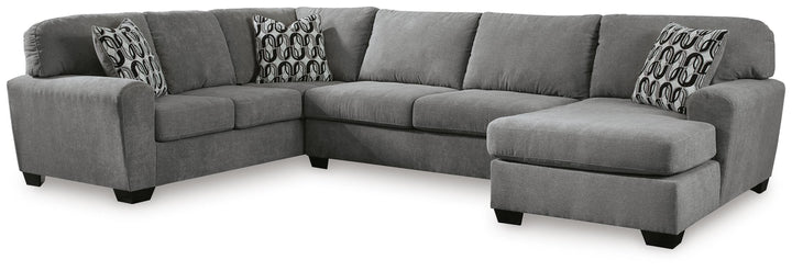 Birkdale Court 3-Piece Sectional with Chaise - Gray (1)