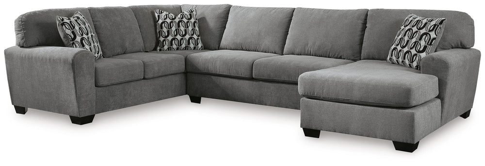 Birkdale Court 3-Piece Sectional with Chaise - Gray (1)
