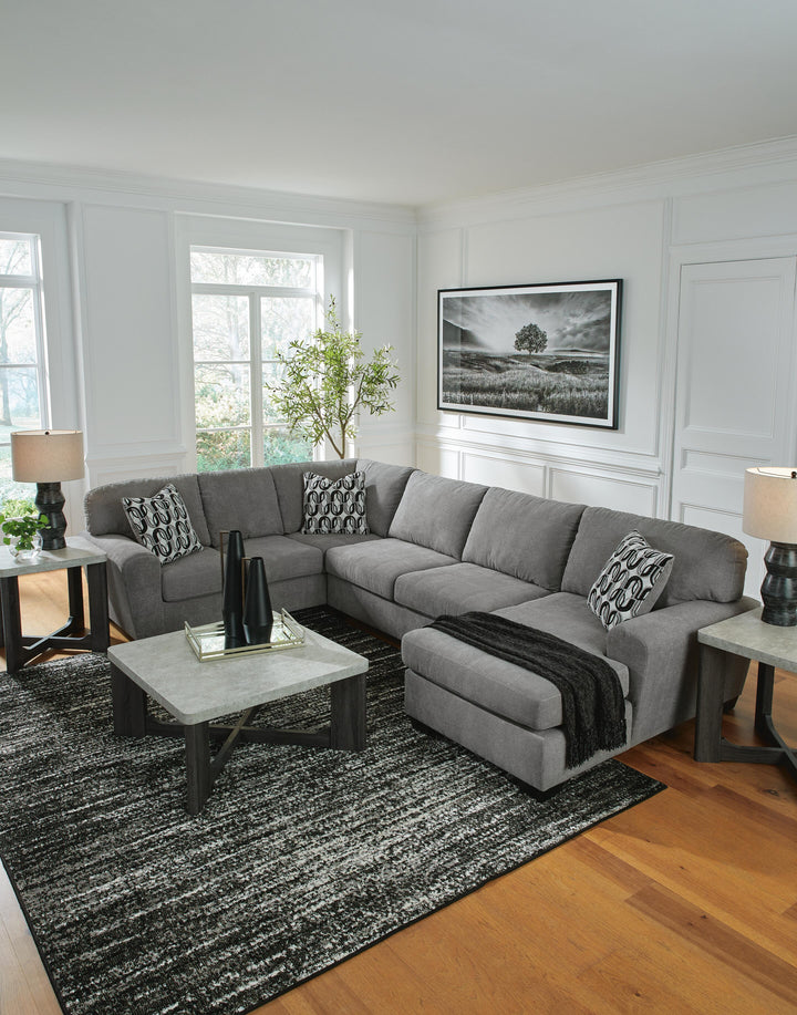 Birkdale Court 3-Piece Sectional with Chaise - Gray (3)