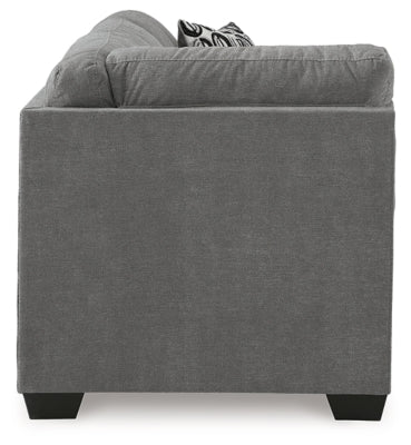 Birkdale Court Right-Arm Facing Sofa with Corner Wedge - Gray