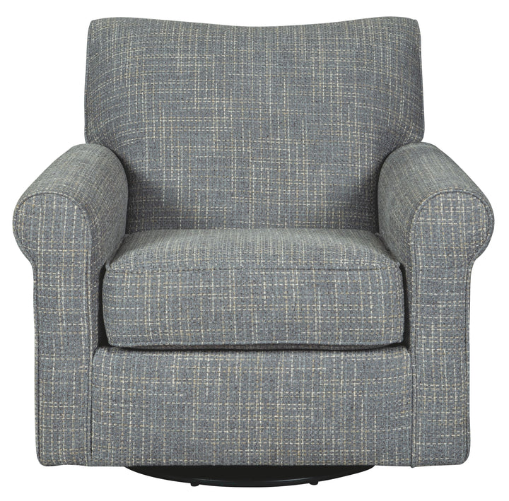 Renley - Swivel Glider Accent Chair - Ash