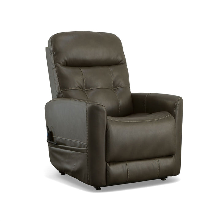 Kenner Power Lift Recliner With Power Headrest &amp; Lumbar Driftwood