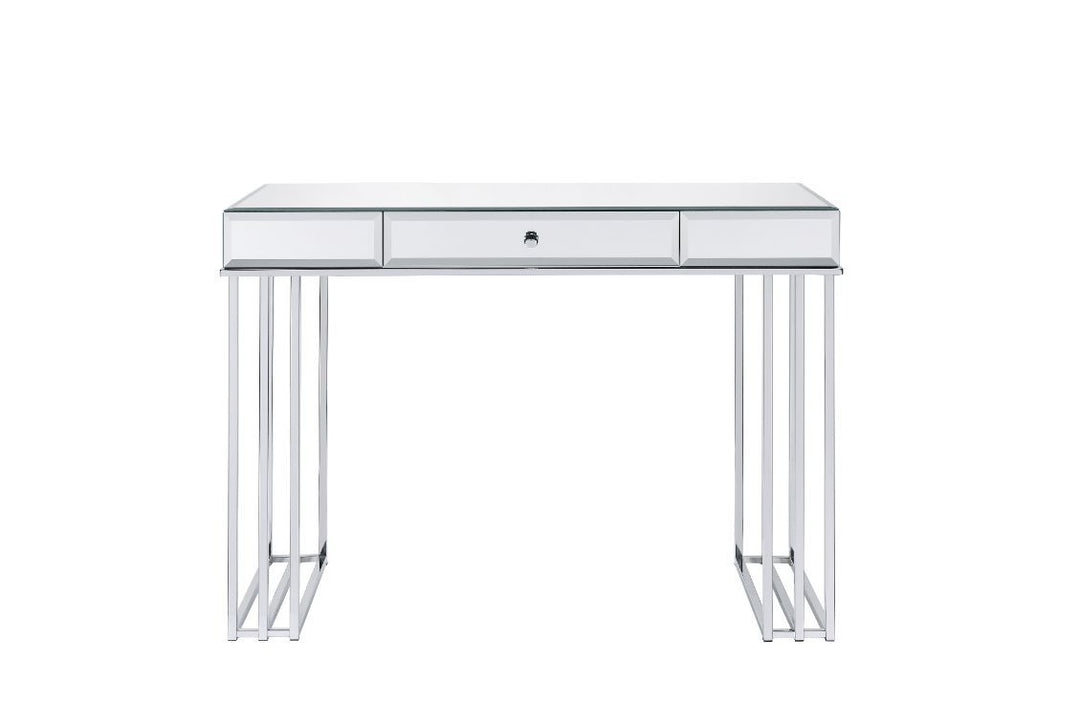 Critter - Writing Desk - Mirrored And Chrome