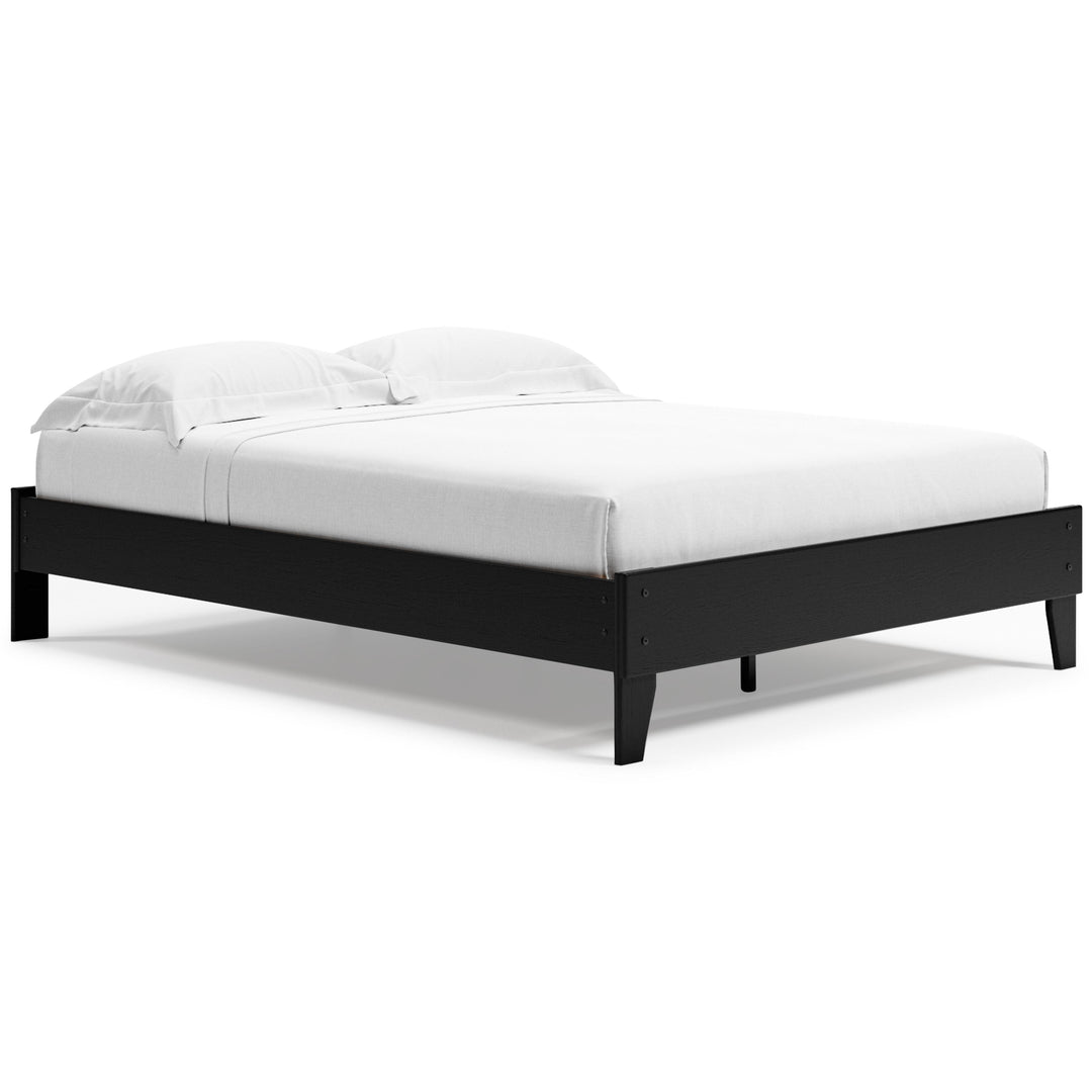 Finch - Queen Platform Bed - Black