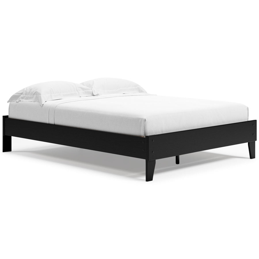 Finch - Queen Platform Bed - Black