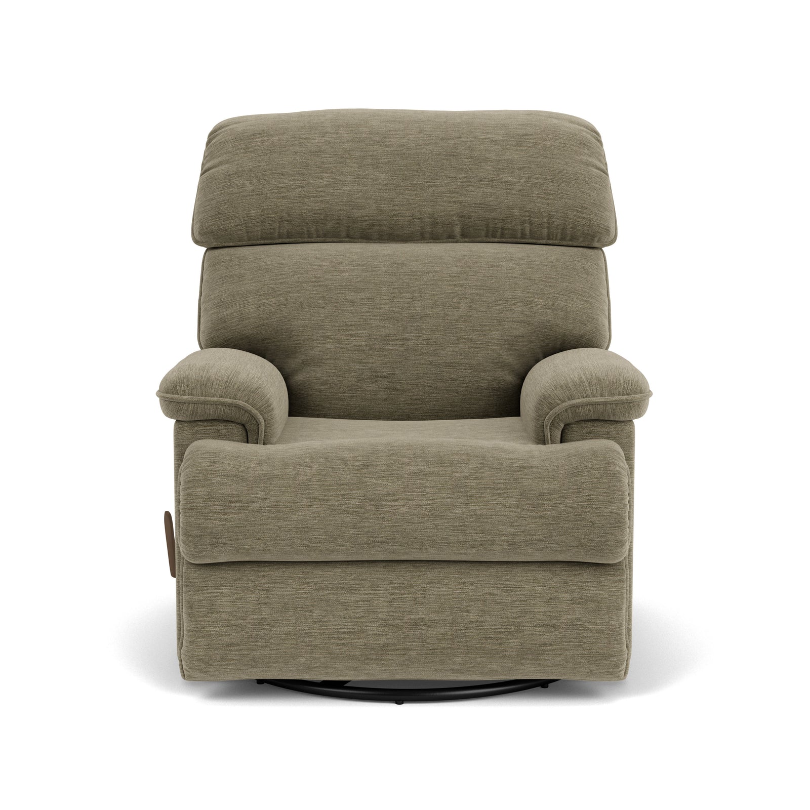 Geneva Swivel Gliding Recliner Gray