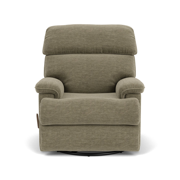 Geneva Swivel Gliding Recliner Gray