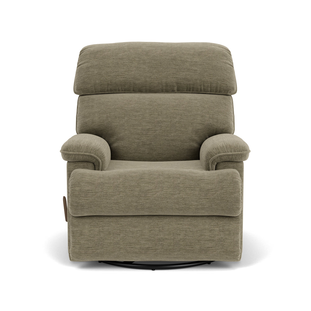 Geneva Swivel Gliding Recliner Gray